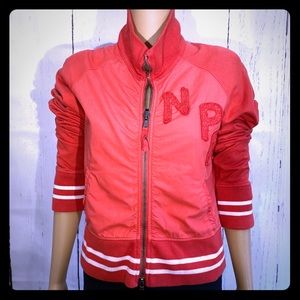 Napapijri Full Zip NPR Sweatshirt Red SMALL